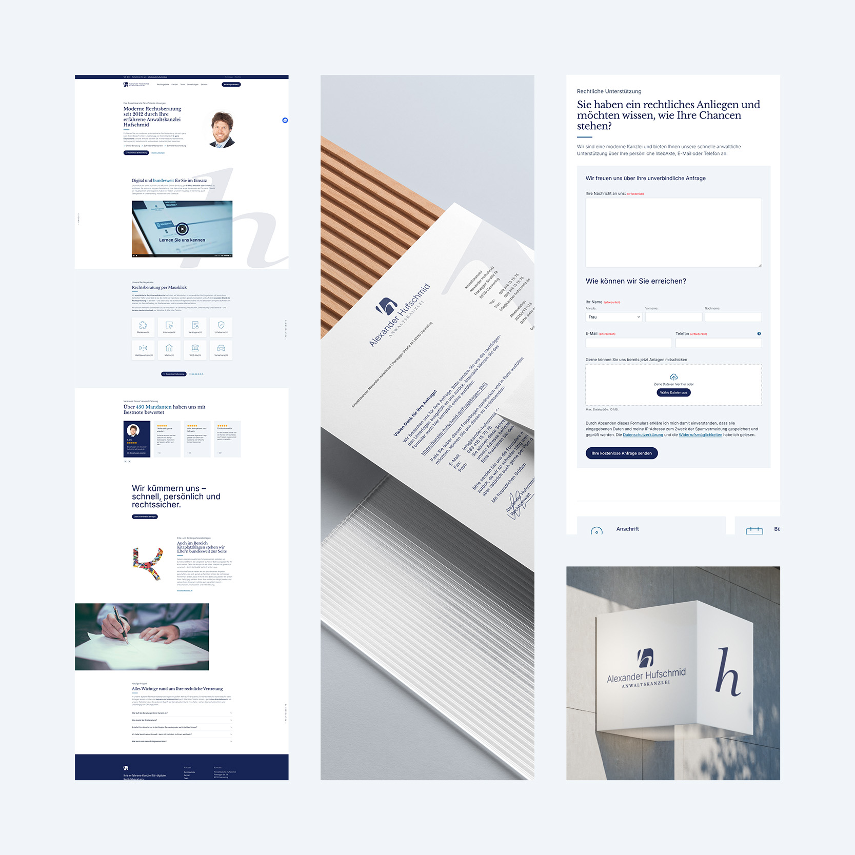 Kanzlei Hufschmid Relaunch