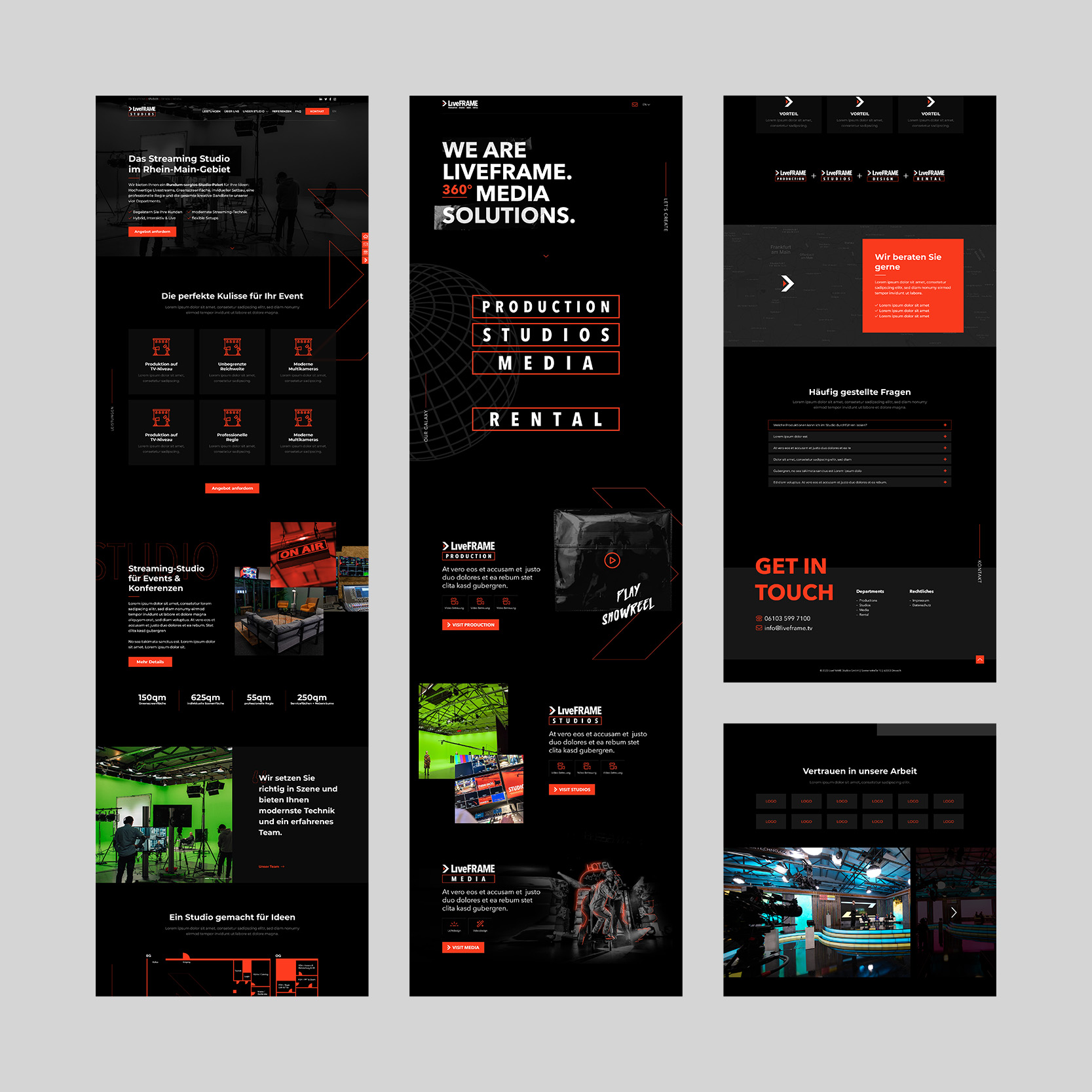 LiveFrame Website-Relaunch